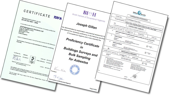 Certificates